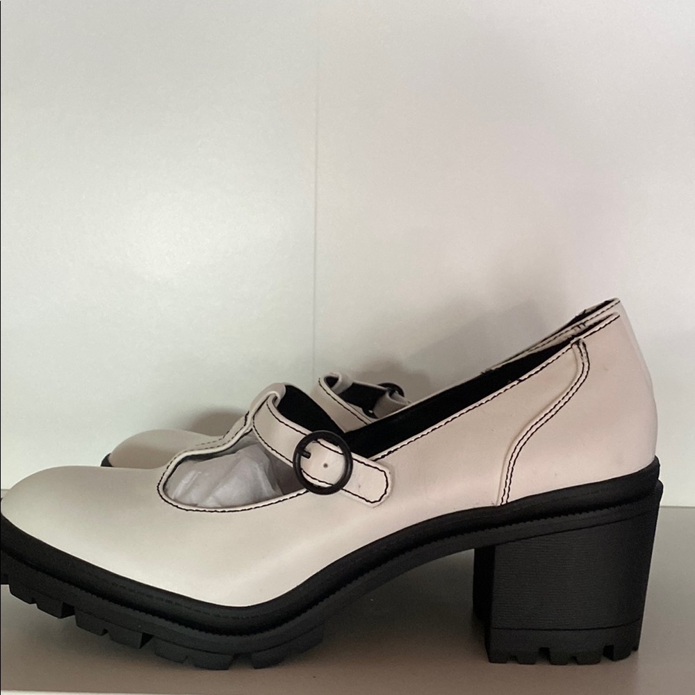 NWT Jellypop White block heel - Picture 5 of 8